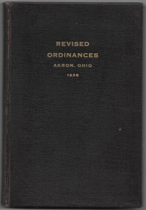 Item #50053 THE CHARTER AND REVISED ORDINANCES OF THE CITY OF AKRON, OHIO