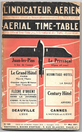 Item #53936 AERIAL TIME-TABLE