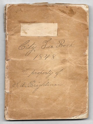 Item #56935 A LIST OF PERSONS ASSESSED IN THE CITY TAX OF $128,322