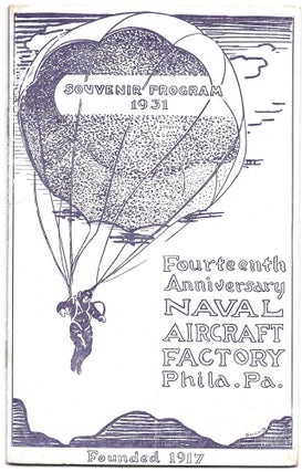 Item #57842 FOURTEENTH ANNIVERSARY BANQUET AND DANCE GIVEN BY NAVAL AIRCRAFT FACTORY EMPLOYEES