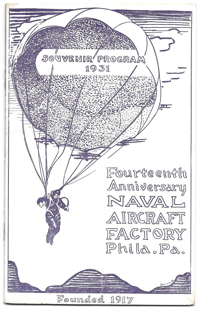 Item #57842 FOURTEENTH ANNIVERSARY BANQUET AND DANCE GIVEN BY NAVAL AIRCRAFT FACTORY EMPLOYEES.