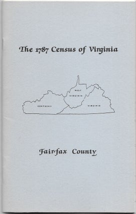 Item #59854 THE PERSONAL PROPERTY TAX LISTS FOR THE YEAR 1787 FOR FAIRFAX COUNTY, VIRGINIA. Netti...