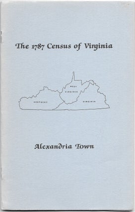 Item #59855 THE PERSONAL PROPERTY TAX LISTS FOR THE YEAR 1787 FOR ALEXANDRIA TOWN, VIRGINIA....