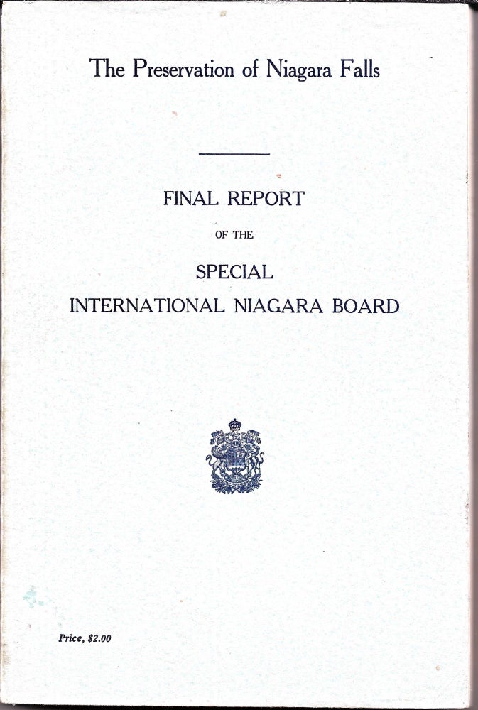 Item #62288 THE PRESERVATION OF NIAGARA FALLS.