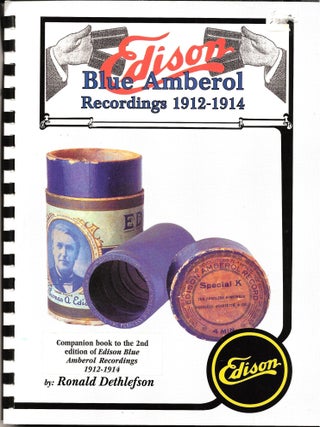 EDISON BLUE AMBEROL RECORDINGS 1912-1914.