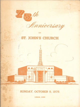 Item #65135 75TH ANNIVERSARY OF ST. JOHN'S CHURCH, SUNDAY, OCTOBER 5, 1975, LORAIN