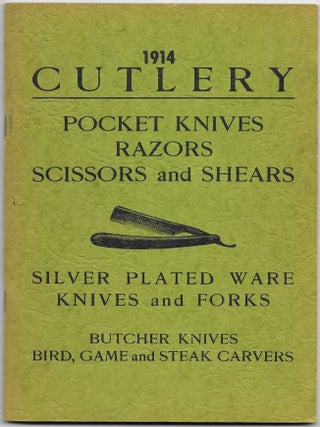 Item #66120 1914 CUTLERY, Pocket Knives, Razors, Scissors and Shears, Silver