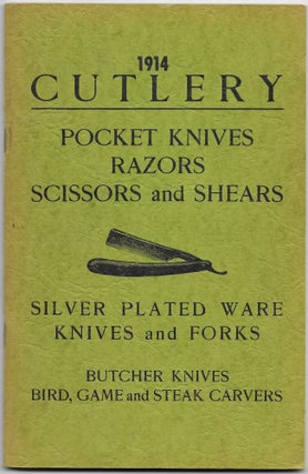 Item #66120 1914 CUTLERY, Pocket Knives, Razors, Scissors and Shears, Silver