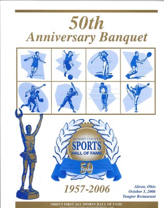 Item #66202 50TH ANNIVERSARY BANQUET, Summit County Sports Hall of Fame, 1957