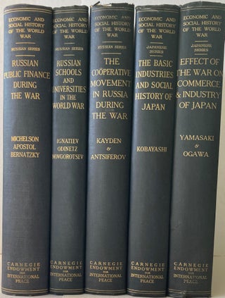 Item #66400 THE BASIC INDUSTRIES AND SOCIAL HISTORY OF JAPAN, 1914-1918. Ushisaburo Kobayashi