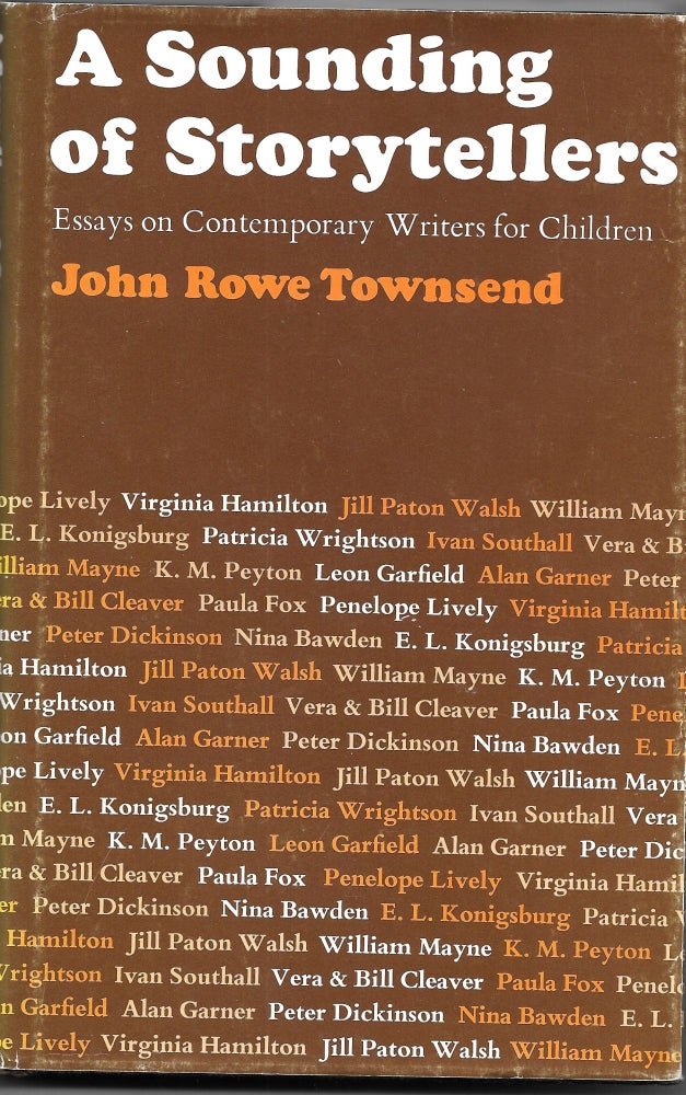Item #66608 A SOUNDING OF STORYTELLERS, John Rowe Townsend.