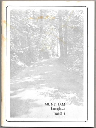 Item #66820 MENDHAM BOROUGH AND TOWNSHIP