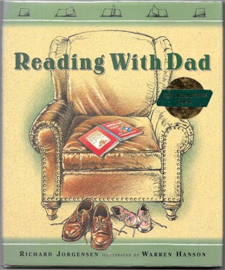 Item #66854 READING WITH DAD. Richard Jorgensen, Warren Hanson