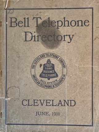 Item #66909 THE CLEVELAND TELEPHONE COMPANY DIRECTORY, June, 1910