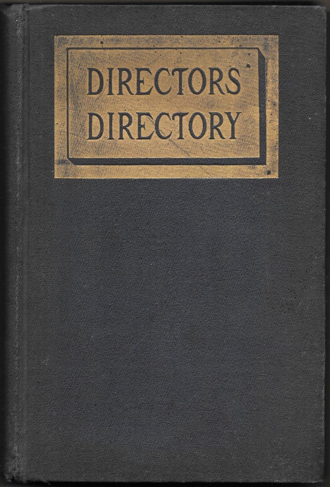 Item #66911 "DIRECTORS' DIRECTORY," The Financial and Corporation Directory of the City of Cleveland, Ohio.