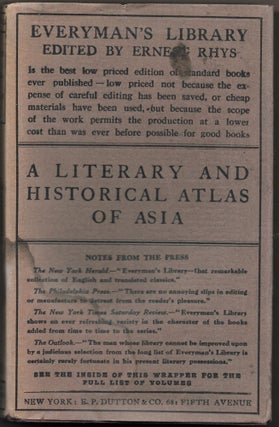 Item #66988 A LITERARY & HISTORICAL ATLAS OF ASIA. J. G. Bartholomew