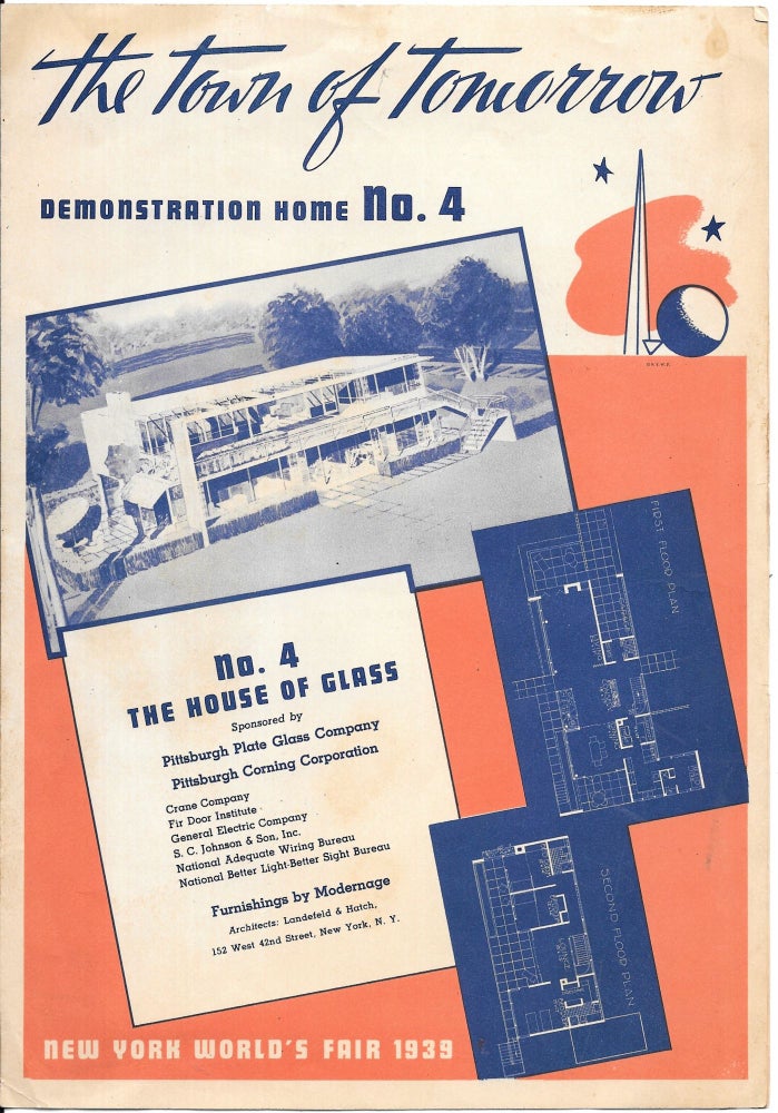Item #67044 THE TOWN OF TOMORROW, DEMONSTRATION HOME NO. 4, THE HOUSE OF GLASS.