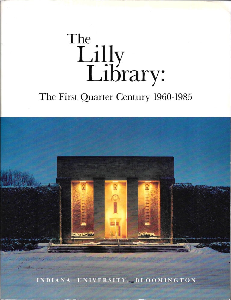 Item #67411 THE LILLY LIBRARY:. Carla DeFord.
