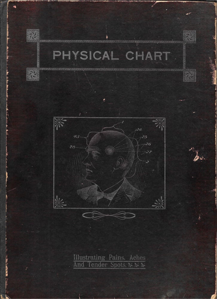 Item #67664 PHYSICAL CHART OF PAINS, ACHES AND TENDER SPOTS. Doctor Benjamin Franklin Weaver.