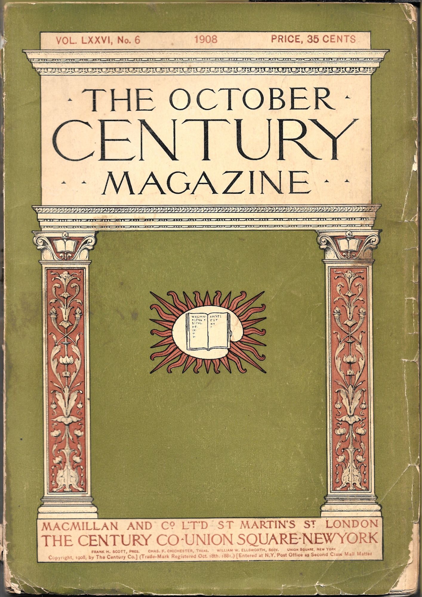 THE CENTURY MAGAZINE, VOL. 76, NO. 6, OCTOBER 1908