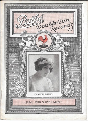 Item #67887 PATHE DOUBLE DISC RECORDS. June 1918 Supplement