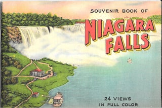 Item #68016 SOUVENIR BOOK OF NIAGARA FALLS. 24 Views in Full Color